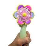 Mini ventilator portabil Floare reincarcabil USB 3 viteze - imagine 4
