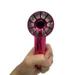 Ventilator portabil cu pulverizare apa Spray Fan reincarcabil USB 3 viteze roz metalizat - imagine 6