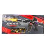 Pusca electrica Beat Burst cu efect fum lumini si sunete reincarcabila USB