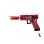Pistol electric Beat Burst cu efect fum lumini si sunete reincarcabil USB - imagine 3