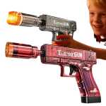 Pistol electric Beat Burst cu efect fum lumini si sunete reincarcabil USB - imagine 5