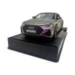 Macheta Audi RS7 mov perlat Sportback 1:32 metal usi capota si portbagaj functionale sunet si lumini - imagine 4