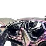 Macheta Audi RS7 mov perlat Sportback 1:32 metal usi capota si portbagaj functionale sunet si lumini - imagine 10