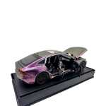 Macheta Audi RS7 mov perlat Sportback 1:32 metal usi capota si portbagaj functionale sunet si lumini - imagine 13