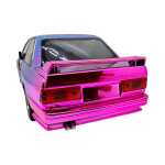 Macheta BMW M3 E30 roz cameleon nichelat 1:24 metal lumini si sunete usi capota si portbagaj functionale - imagine 8