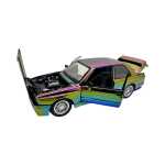 Macheta BMW M3 E30 maro nichelat cameleon 1:24 metal lumini si sunete usi capota si portbagaj functionale - imagine 7