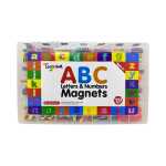 Set litere si cifre magnetice ABC 253 piese cu tabla de scris - imagine 3