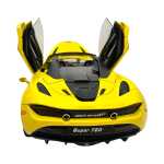 Macheta McLaren galben 720S Spider 1:24 metal lumini si sunete usi capote functionale - imagine 17