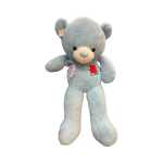 Ursulet de plus bleu gigant 80 cm cu funda decorativa
