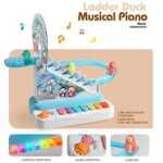 Pian muzical cu tobogan pinguini lumini si melodii