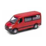 Macheta Mercedes Sprinter 1:34 replica metal Welly usi deschise cu resort - imagine 4