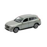 Macheta Mercedes GLC gri Welly 1:34 replica metal usi deschise cu resort