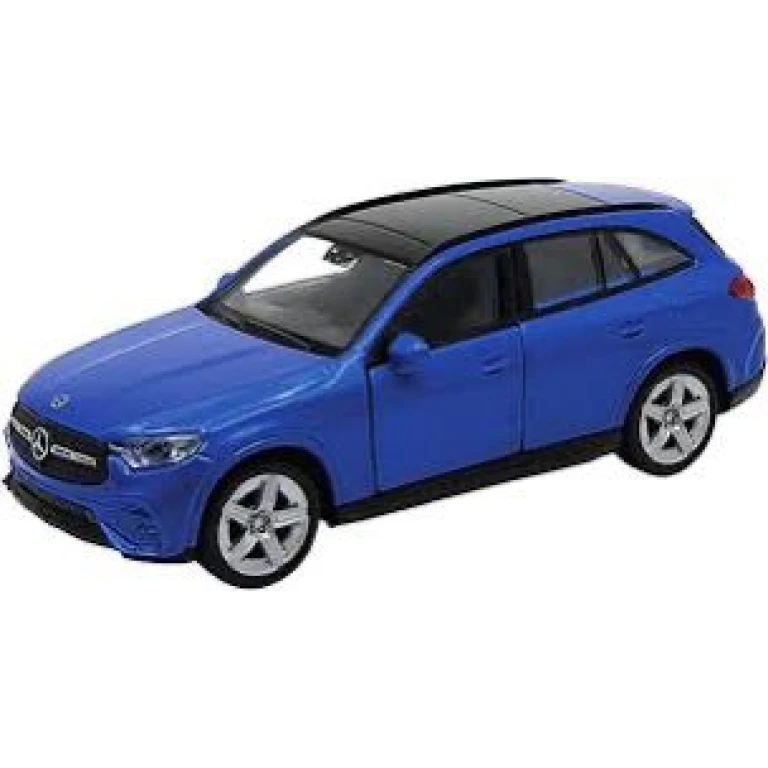 Macheta Mercedes GLC albastru Weely 1:34 replica metal usi deschise cu resort
