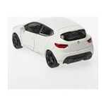 Macheta Renault Clio RS alb Welly 1:34 replica metal usi deschise cu resort