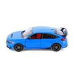 Macheta Honda Civic Type R albastra Welly 1:34 replica metal usi deschise cu resort - imagine 4