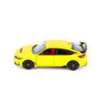 Macheta Honda Civic Type R galbena Welly 1:34 replica metal usi deschise cu resort