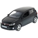 Macheta Volkswagen Golf GTI neagru replica metal cu usi deschise si mecanism pull back fara cutie proprie - imagine 4
