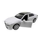 Macheta BMW Seria 7 alb 1:34 replica metal usi deschise cu resort - imagine 6