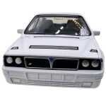 Macheta Lancia Delta Integrale 1:34 replica metal usi deschise cu resort - imagine 6