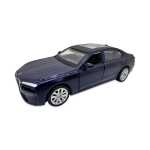 Macheta BMW Seria 7 albastru 1:34 replica metal usi deschise cu resort - imagine 4