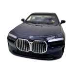 Macheta BMW Seria 7 albastru 1:34 replica metal usi deschise cu resort - imagine 7