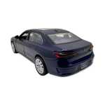 Macheta BMW Seria 7 albastru 1:34 replica metal usi deschise cu resort - imagine 6