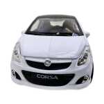 Macheta Opel Corsa OPC alb Welly 1:34 replica metal usi deschise cu resort - imagine 6