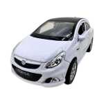 Macheta Opel Corsa OPC alb Welly 1:34 replica metal usi deschise cu resort - imagine 10