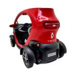 Macheta Renault Twizy rosie replica metal cu usi deschise si mecanism pull back fara cutie proprie - imagine 9