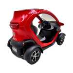 Macheta Renault Twizy rosie replica metal cu usi deschise si mecanism pull back fara cutie proprie - imagine 7