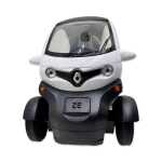 Macheta Renault Twizy alba replica metal cu usi deschise si mecanism pull back fara cutie proprie - imagine 7