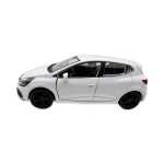 Macheta Renault Clio RS alb Welly 1:34 replica metal usi deschise cu resort - imagine 7