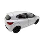 Macheta Renault Clio RS alb Welly 1:34 replica metal usi deschise cu resort - imagine 10
