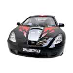 Macheta Toyota Celica neagra racing cu usi deschise si mecanism pull back fara cutie proprie - imagine 4