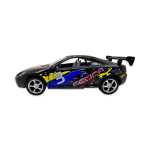 Macheta Toyota Celica neagra racing cu usi deschise si mecanism pull back fara cutie proprie - imagine 5