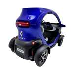 Macheta Renault Twizy albastra replica metal cu usi deschise si mecanism pull back fara cutie proprie - imagine 9