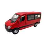 Macheta Mercedes Sprinter 1:34 replica metal Welly usi deschise cu resort - imagine 9