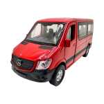 Macheta Mercedes Sprinter 1:34 replica metal Welly usi deschise cu resort - imagine 10