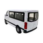 Macheta Mercedes Sprinter alb 1:34 replica metal Welly usi deschise cu resort - imagine 13