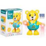 Ursulet dansator galben cu lumini si melodii - imagine 6