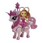 Set printesa cu unicorn mergator cu lumini si melodii