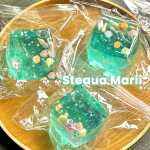 Cub Fidget NeeDoh Squishy cu Scoici Jucarie Senzoriala 5.5 cm Turcoaz - imagine 4