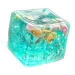 Cub Fidget NeeDoh Squishy cu Scoici Jucarie Senzoriala 5.5 cm Turcoaz