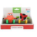 Jucarii pentru Bebelusi Set 2 Avioane Animate din Material Moale Toi-Toys Little Stars