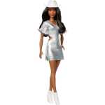 Papusa Barbie Fashionistas Originala Mattel Jucarie pentru Fete Stil Western Silver Dress