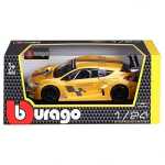 Macheta Renault Megane trophy scara 1/24 galben auriu Bburago - imagine 8