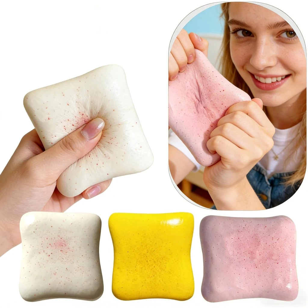 Jucarie antistres Squishy paine toast cu revenire lenta si aroma placuta