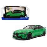 Macheta BMW M3 G80 performance parts 2024 scara 1/18 verde Solido - imagine 5