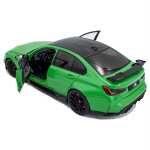 Macheta BMW M3 G80 performance parts 2024 scara 1/18 verde Solido - imagine 7