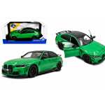 Macheta BMW M3 G80 performance parts 2024 scara 1/18 verde Solido - imagine 8